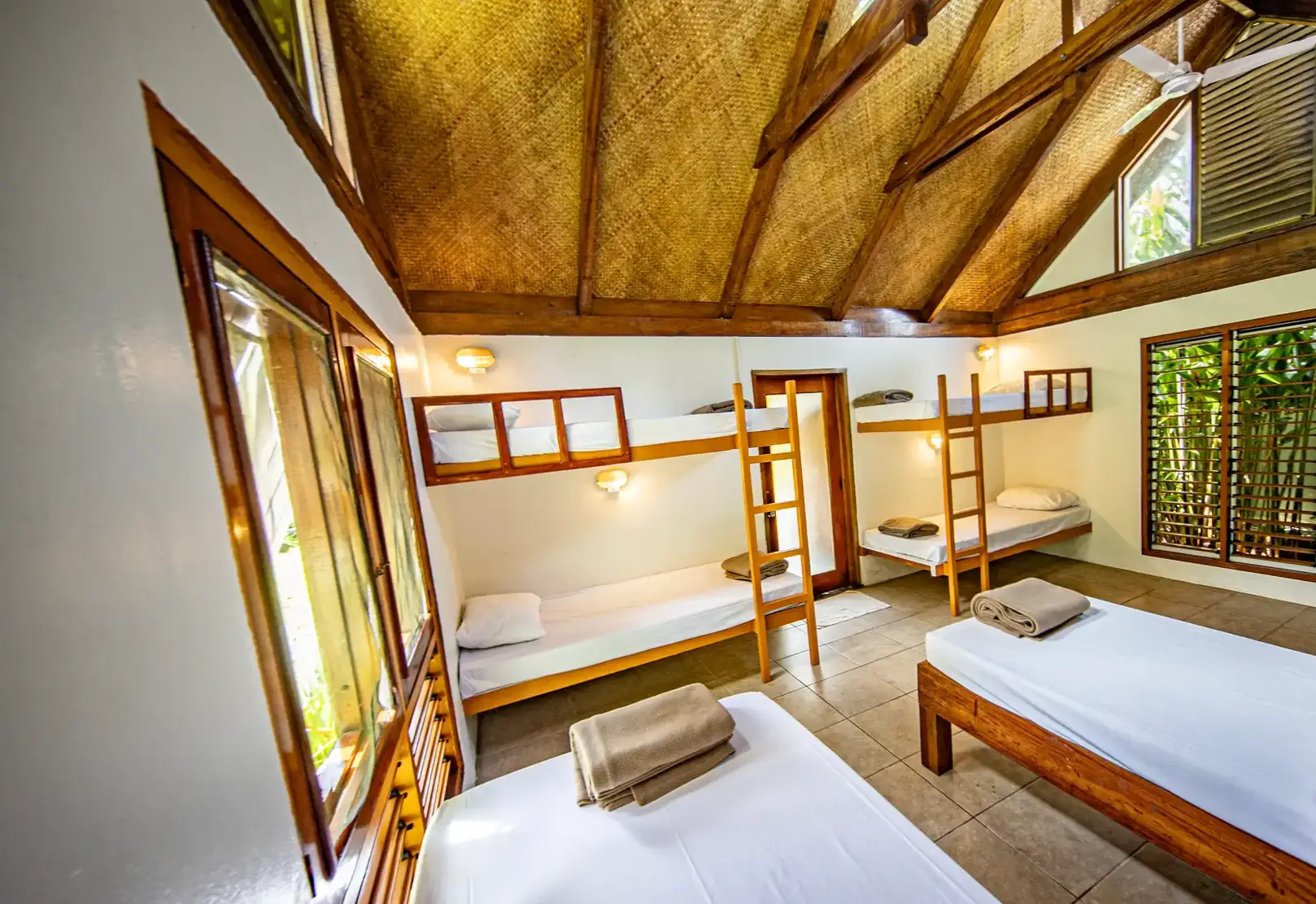 Top-down view of dorm